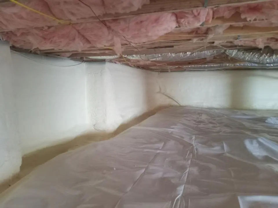 Crawl space encapsulation with closed-cell spray foam for Spray Foam Roofing Repair in Reno