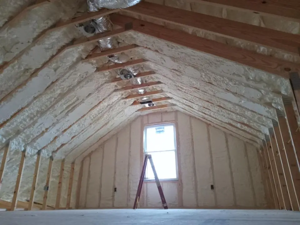 Spray foam roofing application for Crawl Space Insulation project in Reno
